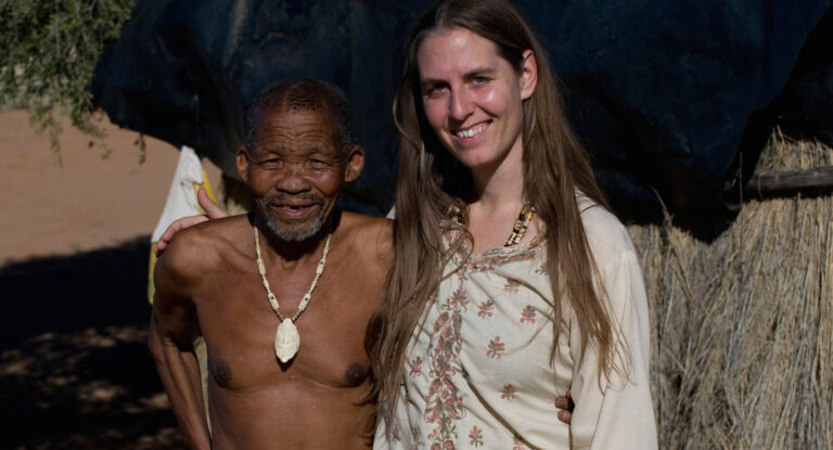 Miriam with a South African KhoiSan Man