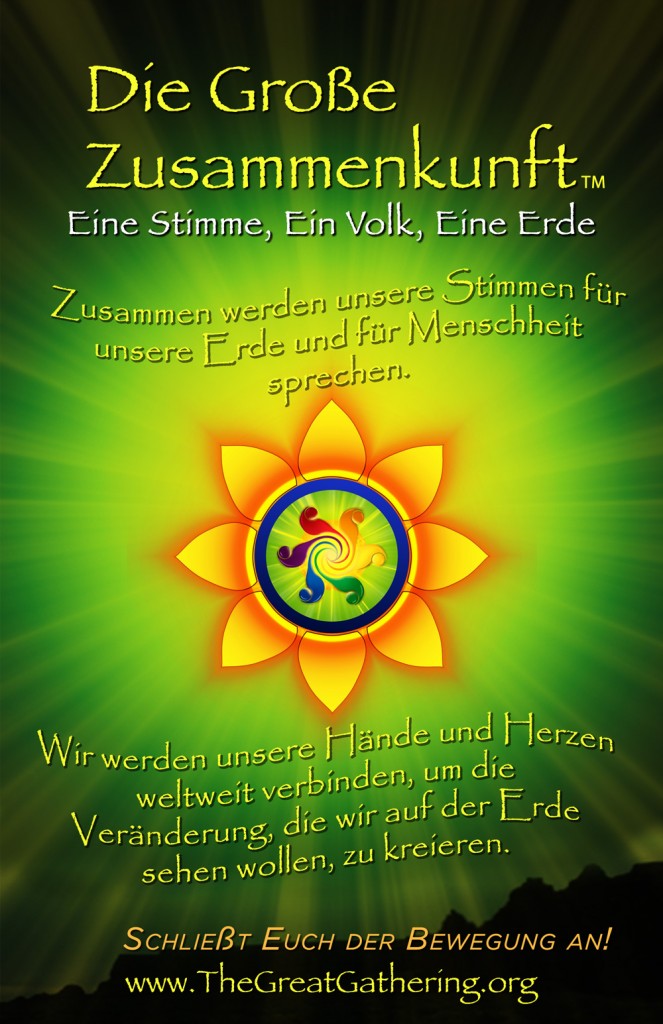 The Great Gathering poster in German
